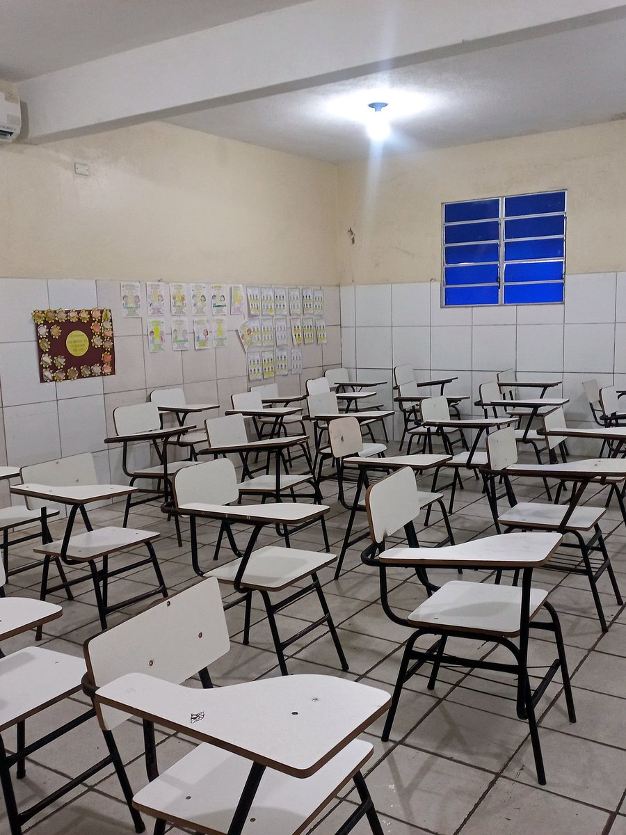 Sala de aula climatizada do CMAV